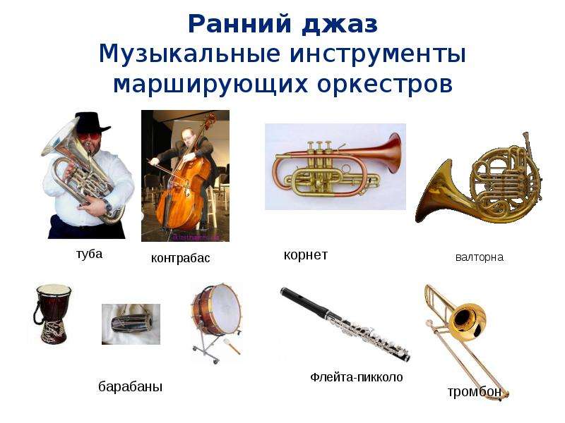Инструменты Эстрадного Оркестра Презентация