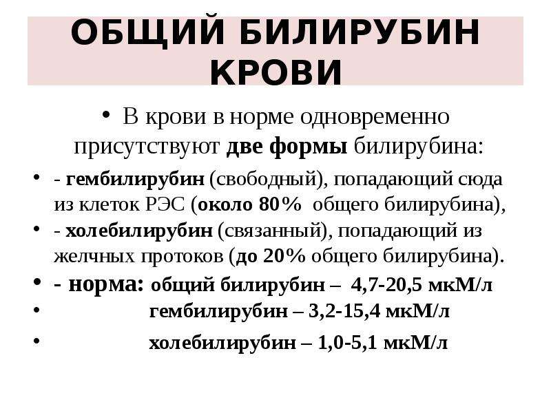 Норма Билирубина В Крови У Женщин После 50 Лет Из Вены