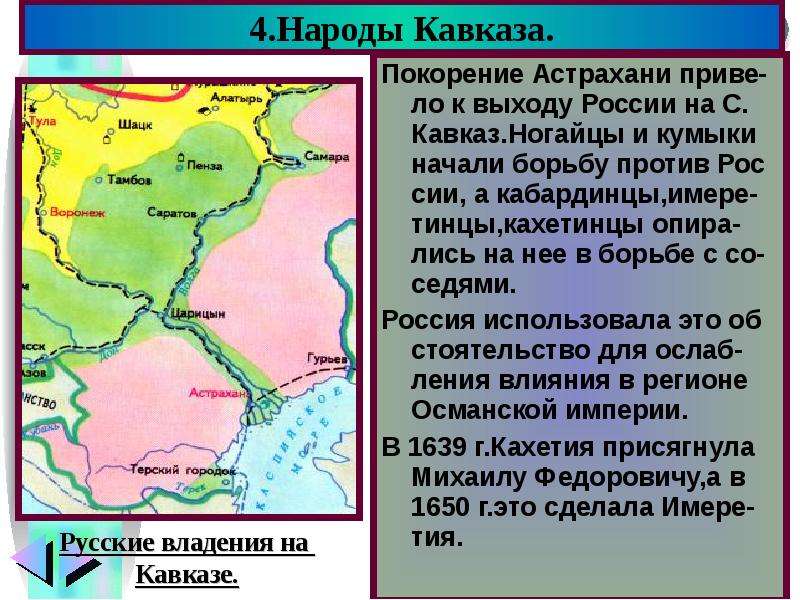 Народы кавказа в 17 веке проект 7 класс