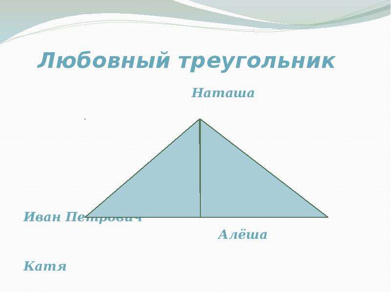 Любовный треугольник схема