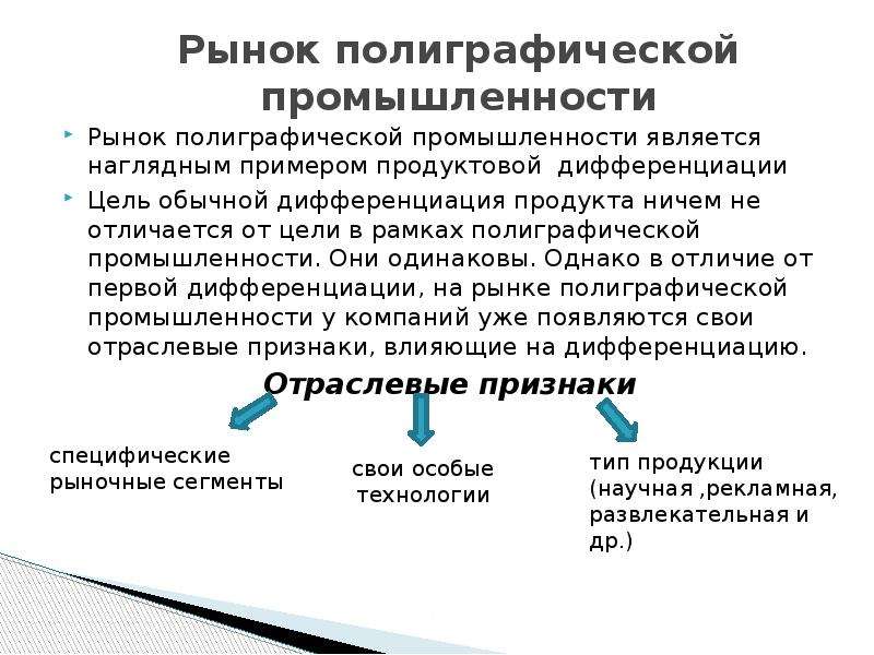 Рынок промышленности