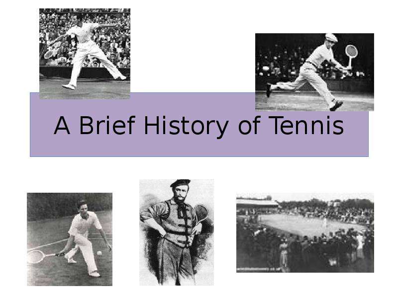 history of tennis essay