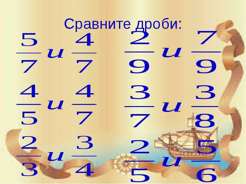 Сравни дроби 14 3 и 1