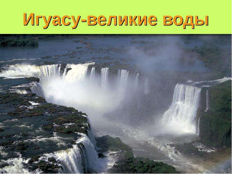 Водопад игуасу презентация