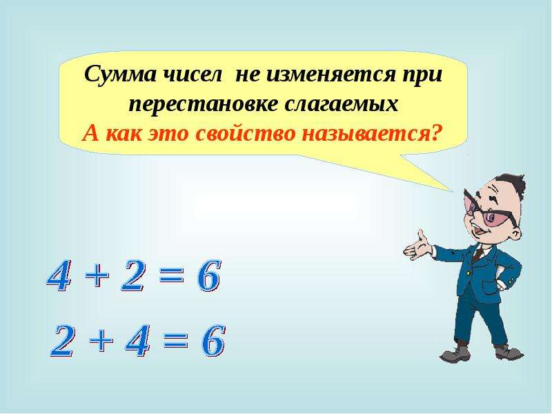 Сумма не соответствует. Сумма чисел. При перестановке слагаемых сумма не изменяется. Сумма чисел не меняется при перестановке слагаемых. Перестановка чисел при сложении.