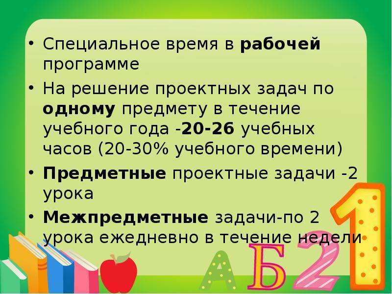 Учебное время. Продолжительность урока 45 минут на решение задачи. В течении учебного года мы рабочую программу ????. 20 20 На часах в учёбе.