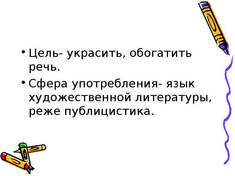 Сфера употребления языка художественной литературы. Как обогатить речь.