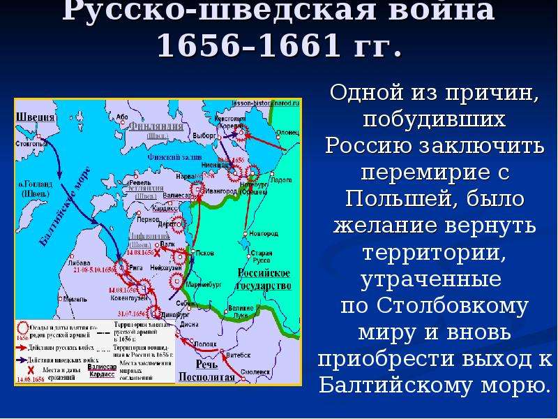 Между россией и швецией был подписан договор. Русско-шведская война 1656-1661 карта. Русско-шведская война 1656-1661 причины. Русско-шведская война 1656-1658 мир. Русско-шведская война 1656-1661 Кардисский мир.