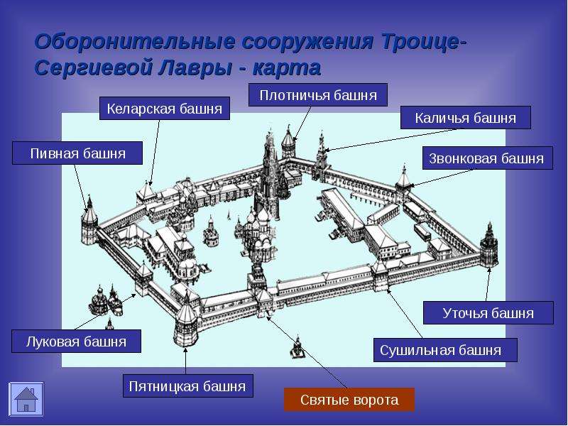 Сергиева лавра схема