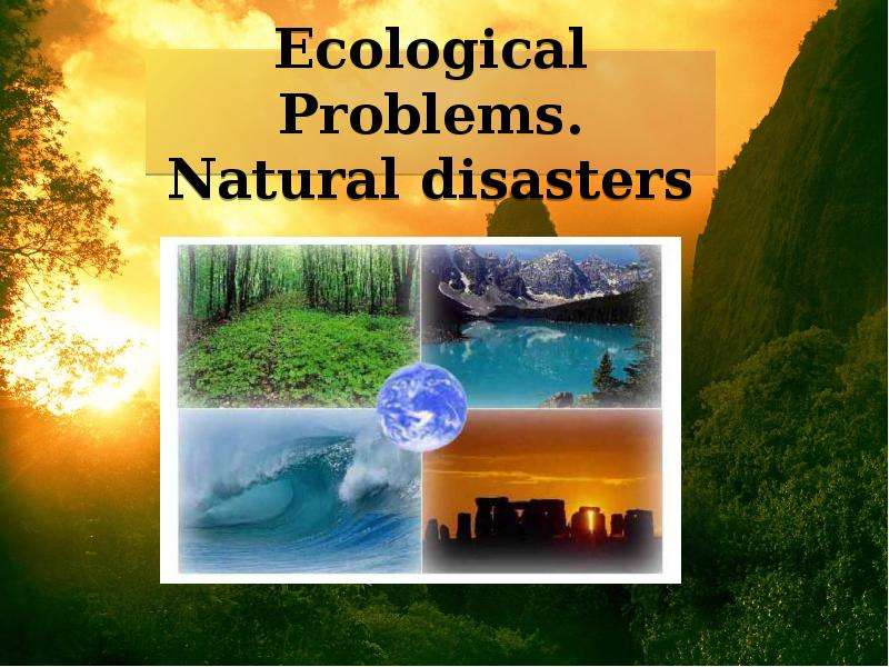 Ecological problems презентация