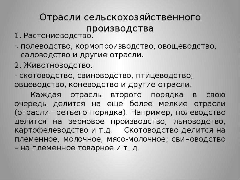 Производственная основа. Отрасли производства. Закон для производственной отрасли. Отраслевой состав кормопроизводства. Отрасли производства 27.90.