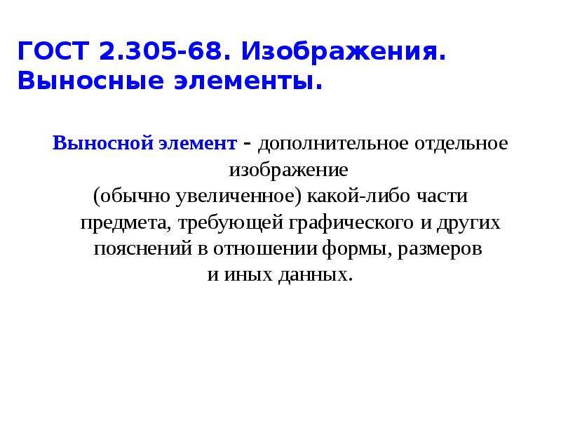 Дополнительное отдельное изображение обычно увеличенное какой либо части предмета требующей график