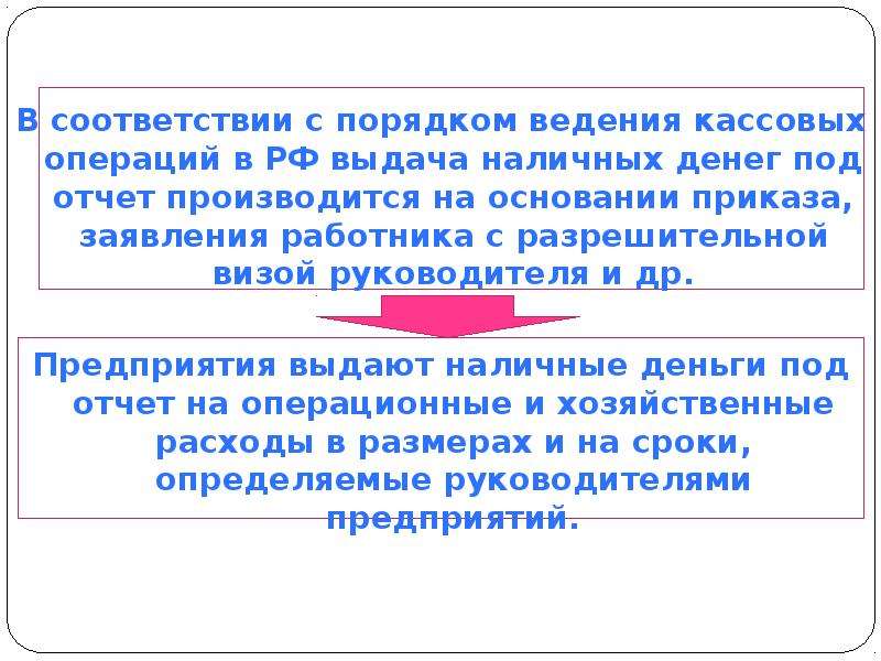 Учет расчетов с подотчетными лицами презентация