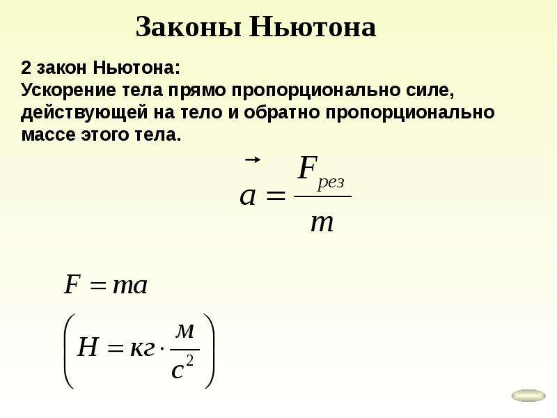 Ускорение тела пропорционально. Согласно 2 закону Ньютона ускорение тела прямо пропорционально. Ускорение тела по второму закону Ньютона. Ускорение тела в ИСО формула. Закон Ньютона Петрова.