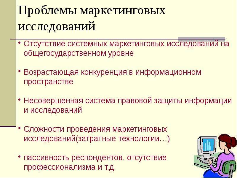 Виды маркетинговых исследований презентация