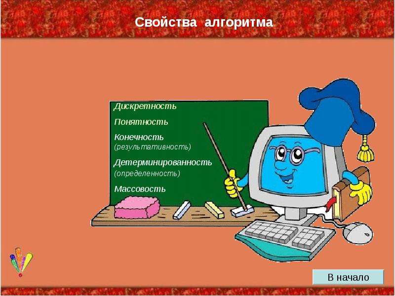 Свойство алгоритма означающее что он задан. Детерминированность алгоритма пример. Определенность в информатике примеры. Определенность алгоритма пример. Примеры свойств алгоритма детерминированность.