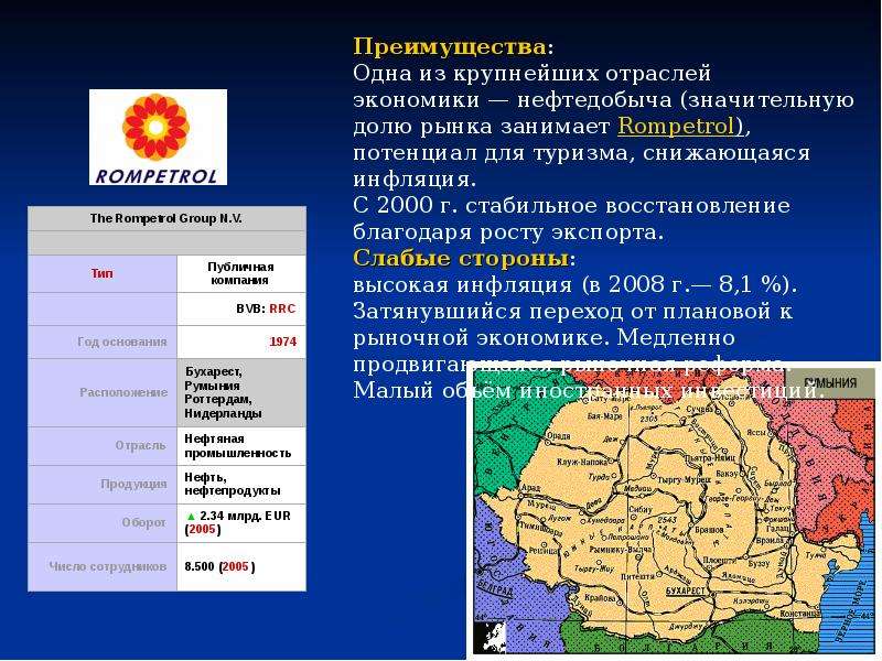 Презентация на тему румыния