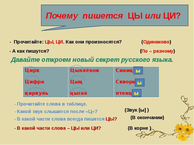 Как писать другом. Правило написания цы. Правила написания цы и Ци. Правило написания Ци или цы. Правила правописания цы.