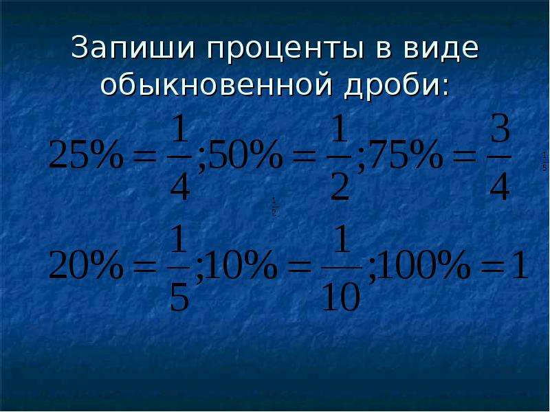 6 в виде дроби. Виды обыкновенных дробей. Проценты в виде обыкновенной дроби. Записать в виде процентов. Как записать дробь в виде процентов.