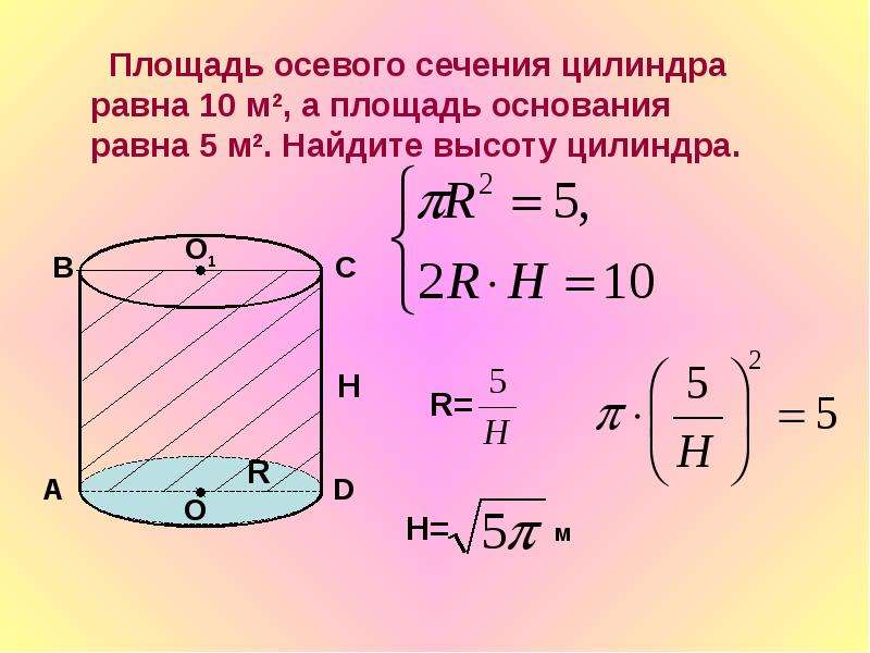 Площадь оси цилиндра. Площадь осевого сечения цилиндра. Площадь сечения цилиндра. Площадь рабочего сечения цилиндра. Площадь осевого сечения цилиндра равна.