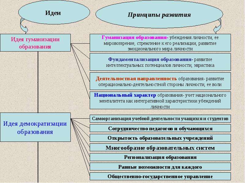 Тенденции развития примеры. Принципы образования гуманизация. Принциппа гуманизация воспитания. Принципы гуманизации воспитательного процесса. Принципы гуманизации образовательного процесса.