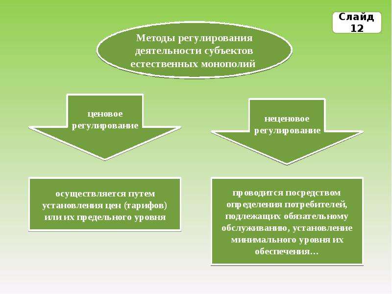 Регулирование естественных монополий