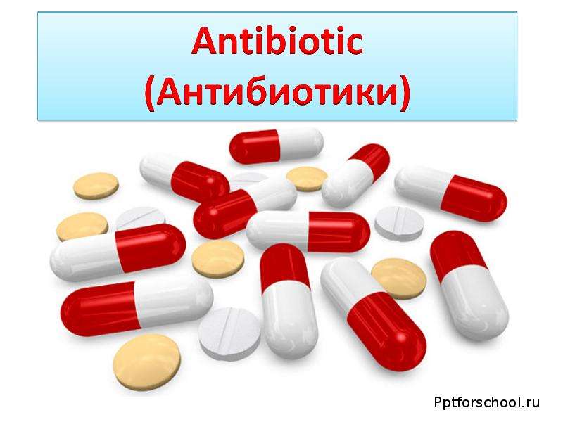 Презентация на тему антибиотики