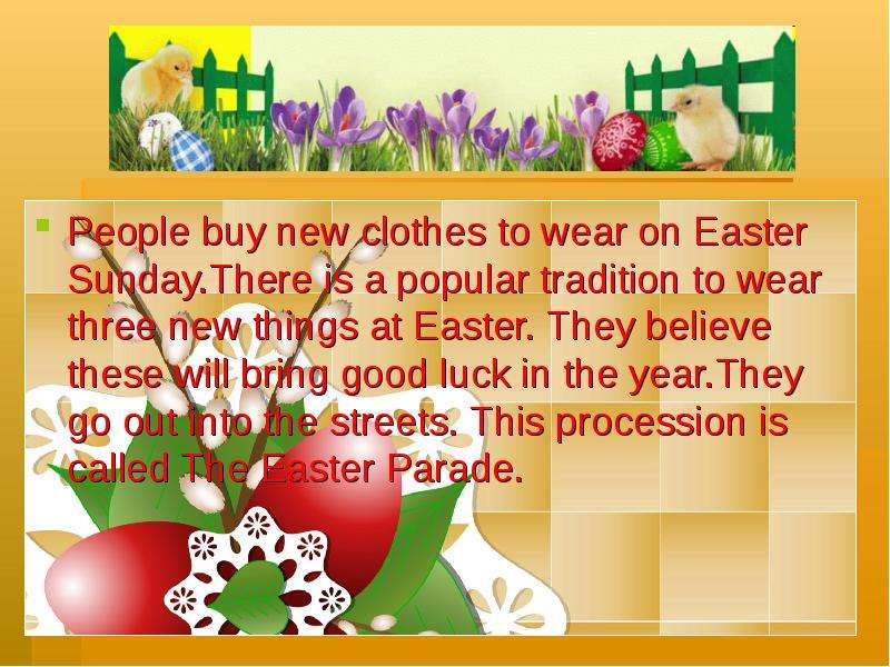 On easter sunday 5th. Easter in great Britain. Easter in Britain. Things to buy at Easter.