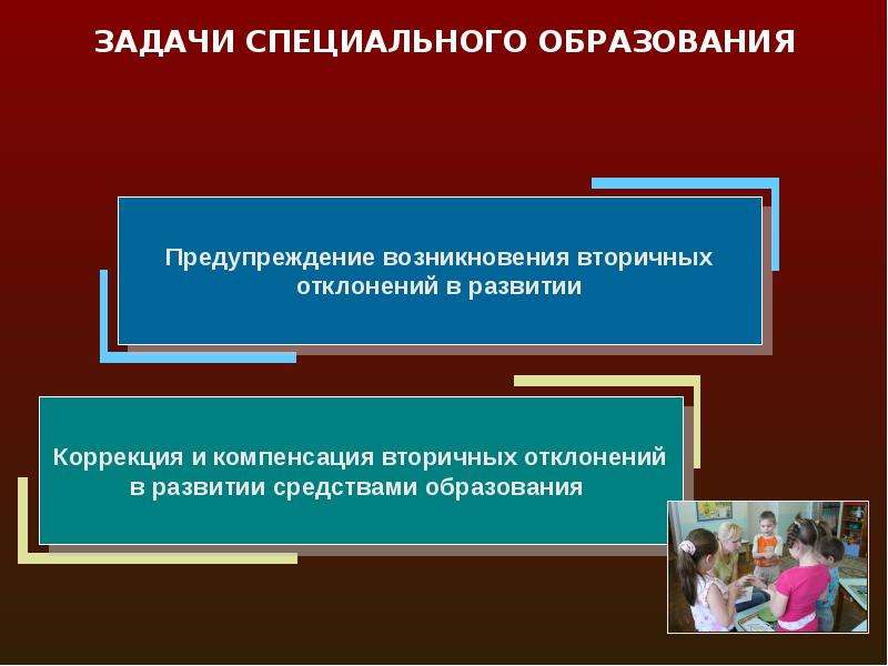 Специальное обучение. Задачи специального образования. Специальные формирования задачи. Особые задачи специального образования.. Коррекция отклонений в развитии детей.