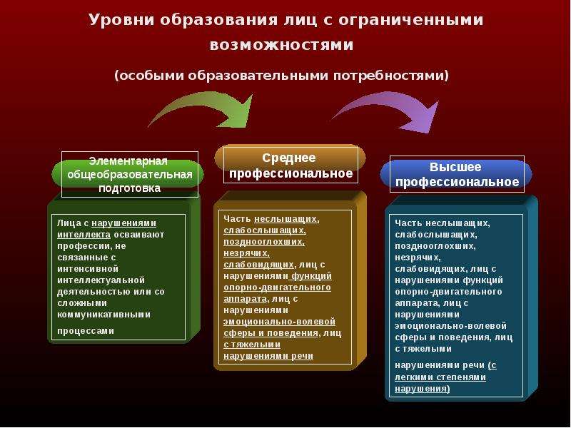 Специальное образование лиц. Категории лиц с нарушениями в развитии. Лица с особыми образовательными потребностями это. Содержание образования лиц с особыми образовательными потребностями. Принципы обучения детей с особыми.