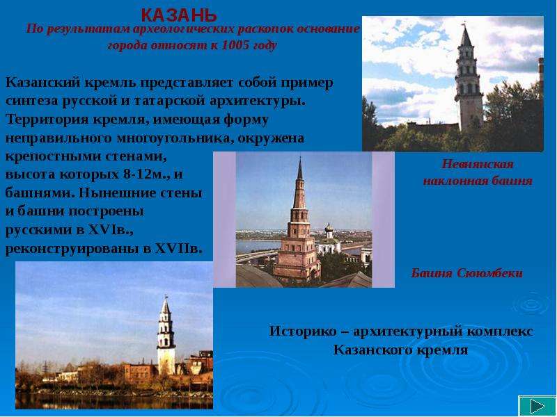 Проект про казань 3 класс