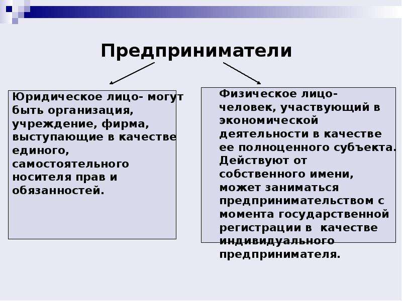 Презентация по обществознанию 8 класс на тему предпринимательская деятельность