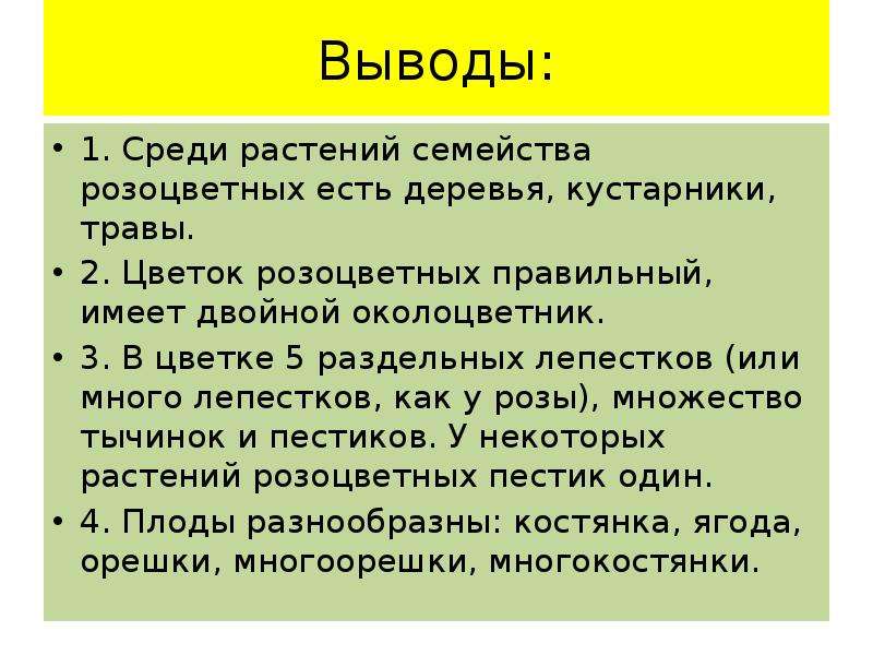 Презентация по биологии 6 класс розоцветные