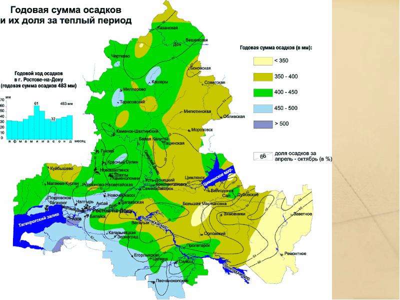 Карта осадков семикаракорск