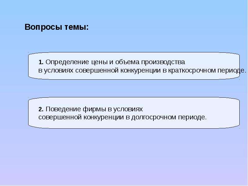 Методы анализа производства и конкуренции презентация