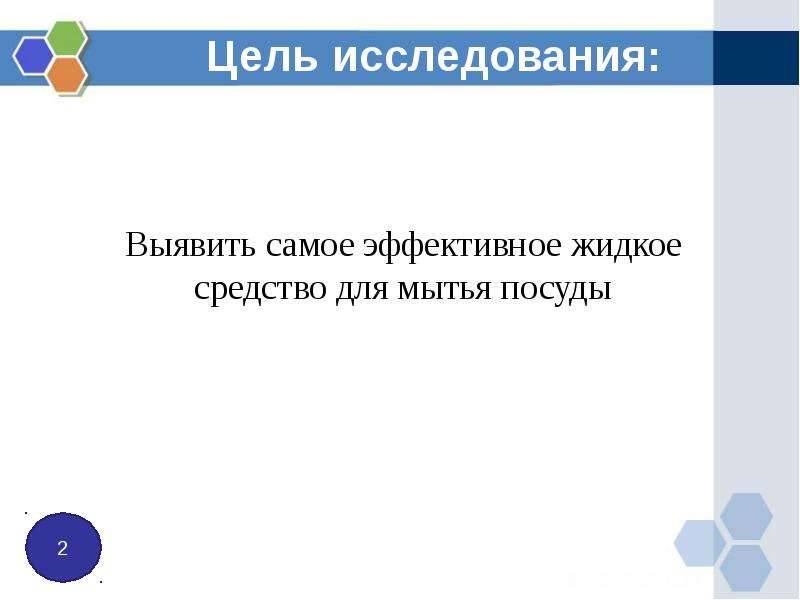 Анализ жидких средств для мытья посуды презентация