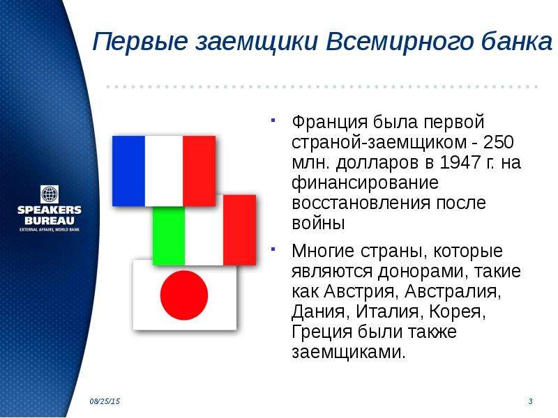 Мировой банк презентация