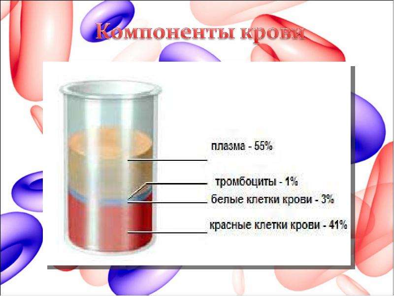 Компоненты крови презентация