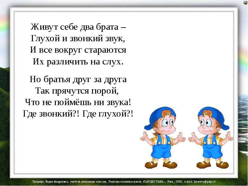 Сказка про гласные и согласные звуки для дошкольников презентация