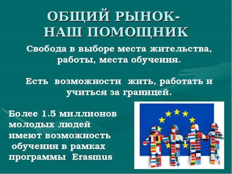 4 общий рынок. Общий рынок. Европейский общий рынок. Задачи общего рынка. Общий рынок примеры.