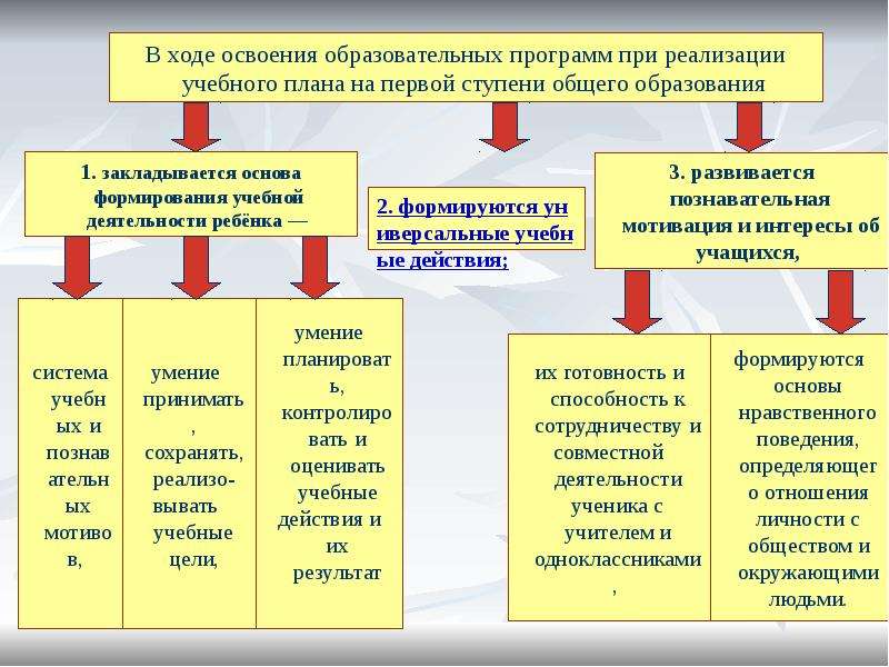 Структурными элементами перспективного плана учебного заведения являются