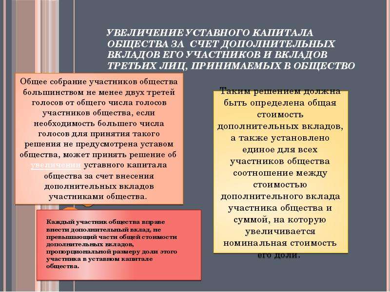 Увеличение уставного капитала ооо за счет вклада участника решение образец