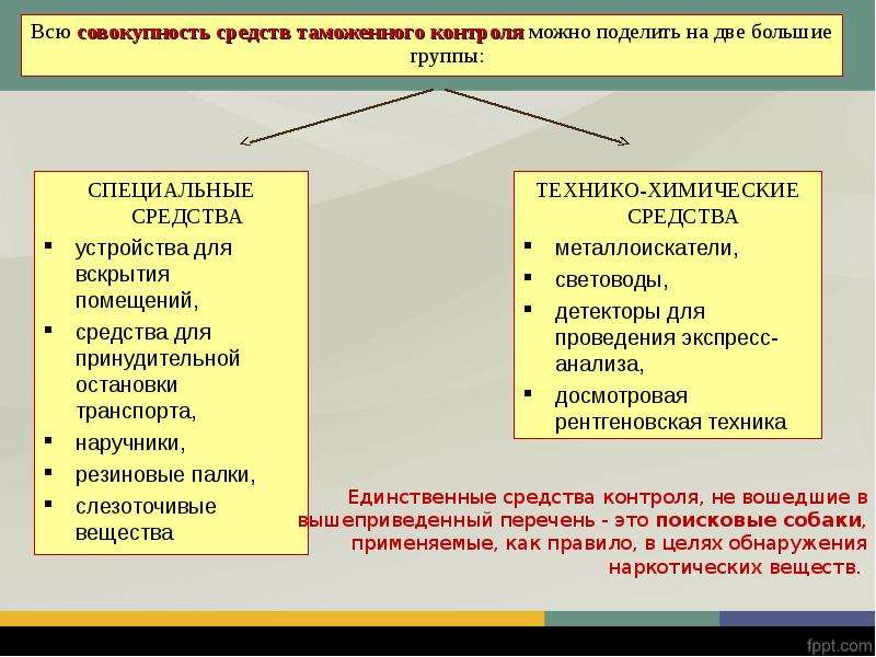 Презентация формы таможенного контроля