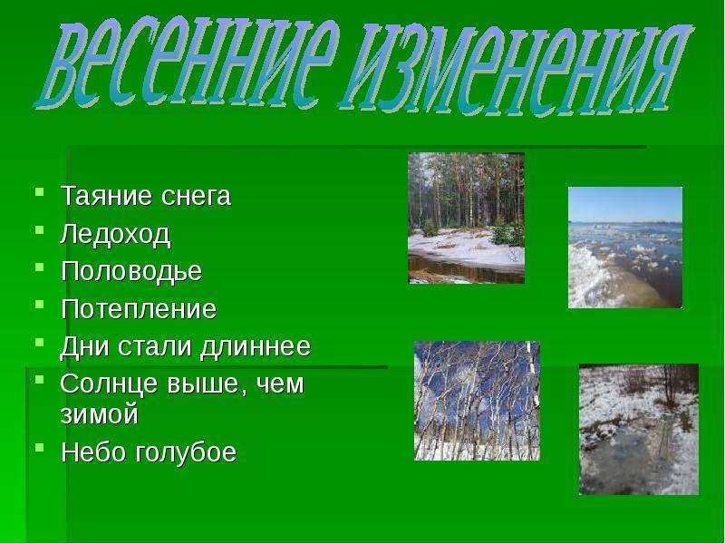 Презентация к окружающему миру 2 класс в гости к весне