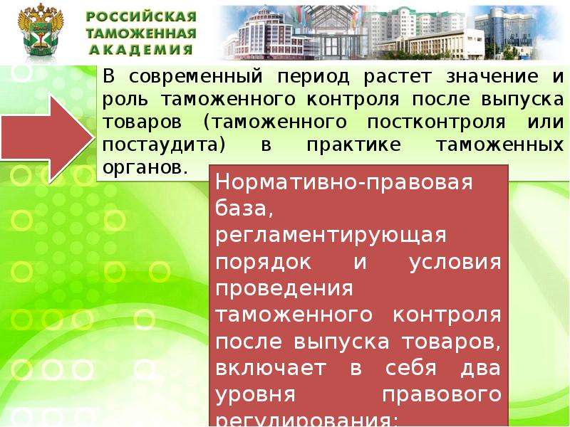 Контроль после выпуска товаров. Таможенный контроль после выпуска товаров. Условия выпуска товаров. Зарубежный опыт таможенного контроля после выпуска товаров.