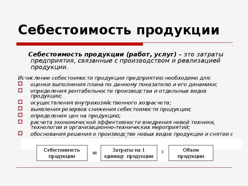 Экономическая себестоимость проекта