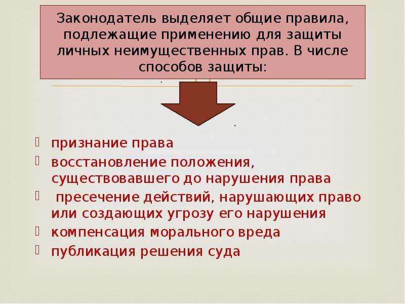 Право восстанавливающие. Восстановление положения существовавшего до нарушения права. Восстановление нарушенных прав пример. Пример восстановление положения существовавшего до нарушения прав. Пресечение действий нарушающих право.