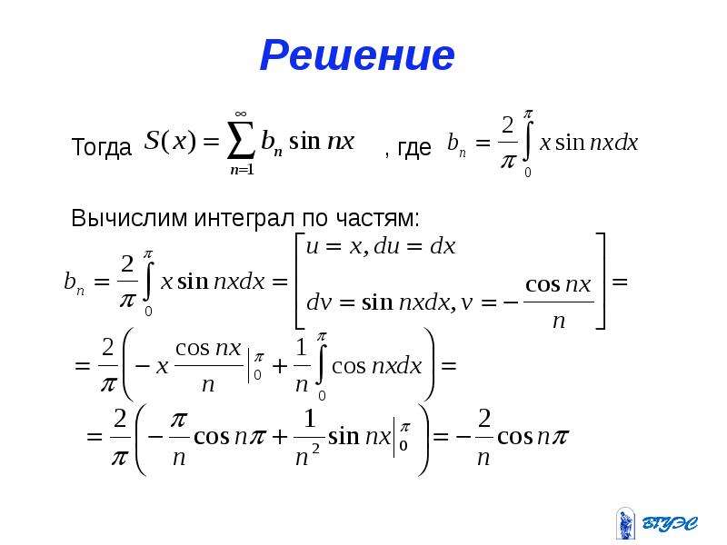 Ряды фурье презентация