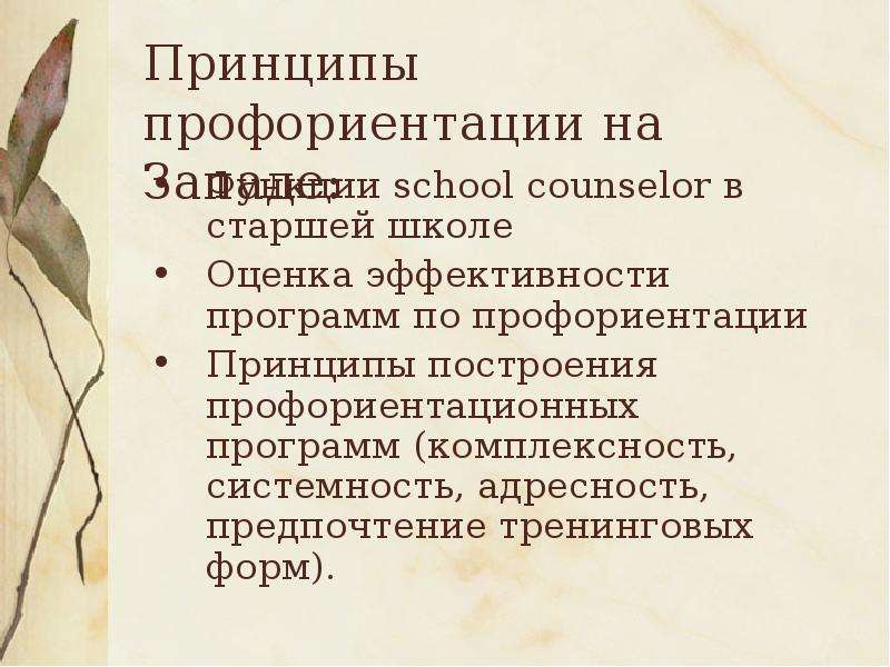 Принципы профориентации. Показатели эффективности программы по профориентации. Принципы проф ориентации. Рассмотреть принципы профессиональной ориентации.