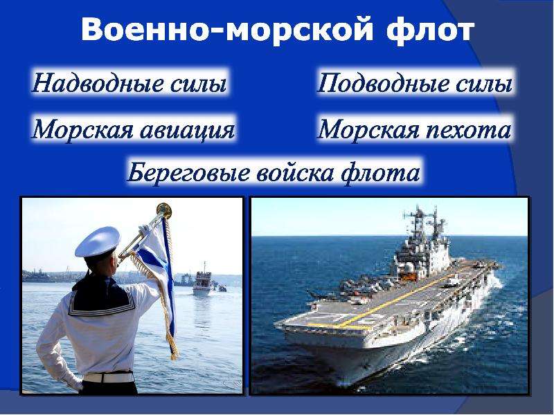 Презентация на тему военно морской флот россии